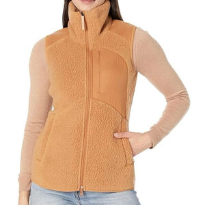 INDYEVA Cordero Full Zip Sherpa Vest Size XS Feline Colour